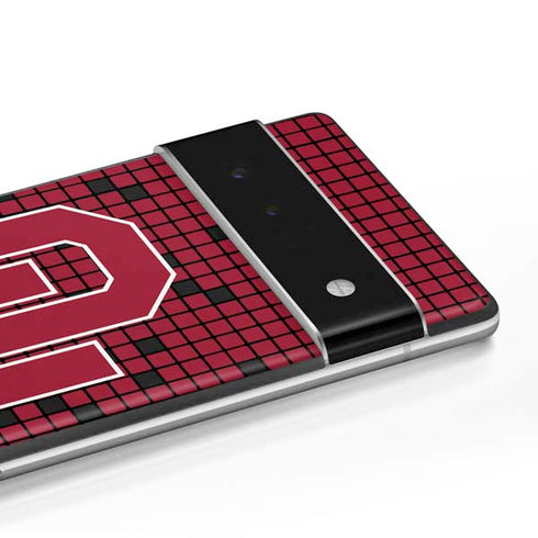 University of Oklahoma Sooners Red Digi Google Pixel 6 Skin